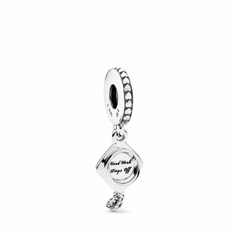 Pandora Graduation Dangle Charm Ireland - Sterling Silver - 718920ANE